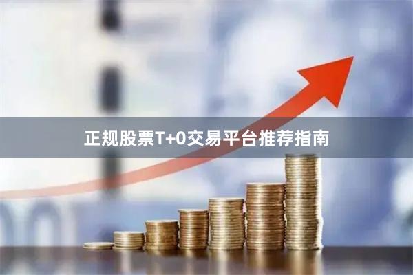 正规股票T+0交易平台推荐指南